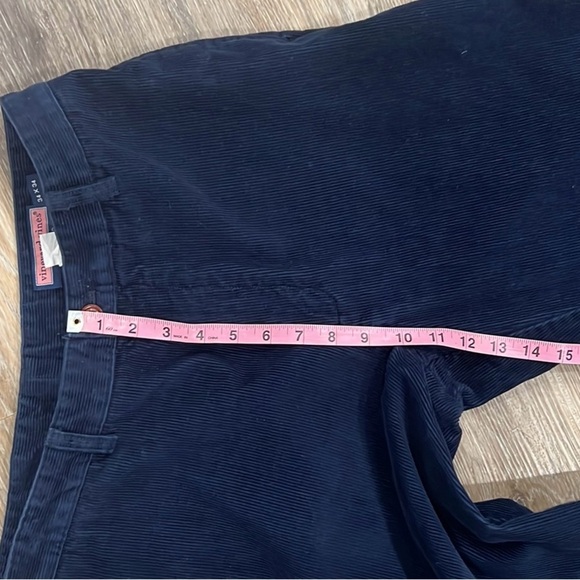 Vineyard Vines navy blue corduroy club pants size 34X34 - Picture 7 of 8